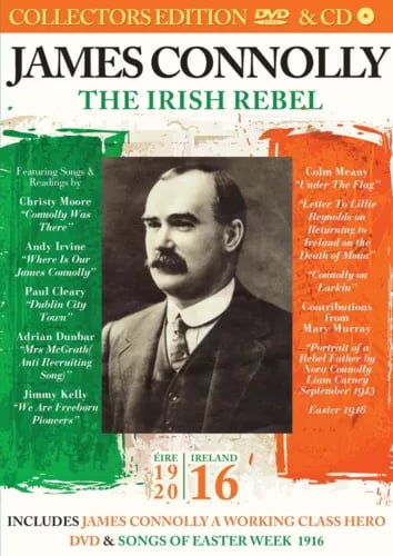 James Connolly Working Class Hero DVD & CD 1916 Easter Rising, Christy Moore Region 2 Brand New