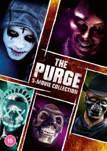The Purge: 5-Movie Collection [15] DVD Box Set Region 2 Brand New
