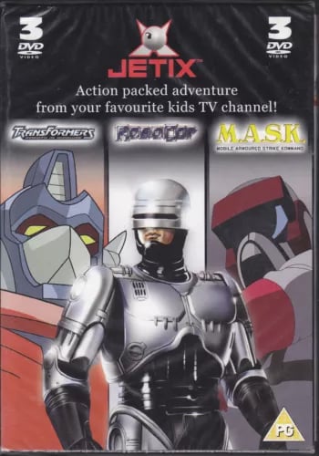 M.A.S.K, Robocop (1980-luku), Transformers (2001) 3x DVD Boxset Alue 2