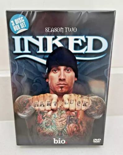 Bio INKED Season 2 DVD 3 Disc Box Set Tattoo Artists Region 2 Brand New