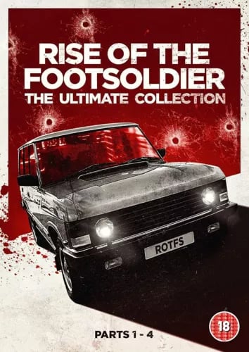 RISE OF THE FOOTSOLDIER 1-4 DVD QUADRILOGY Movie PART 1 2 3 4 foot soldier Film Region 2 Brand New
