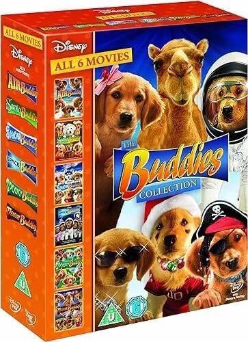 THE DISNEY BUDDIES COLLECTION 6 MOVIE BOX SET DVDAir Buddies Santa Buddies R2 Region 2 Brand New