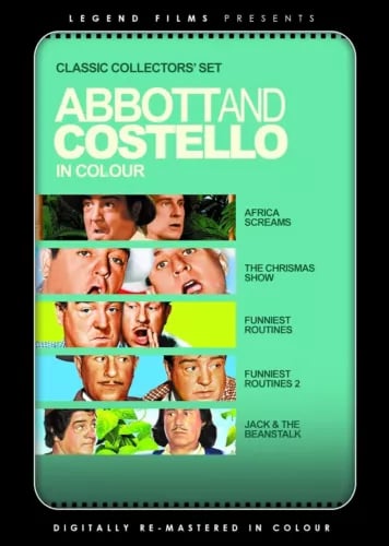 ABBOTT & COSTELLO COLLECTORS DVD Box Set Color Digitally Remaster 5 Movie Films Region 2 Brand New