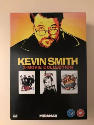 KEVIN SMITH 3 MOVIE COLLECTION BOXSET DVD CLERKS CHASING AMY SILENT BOB Rele Region 2 Brand New