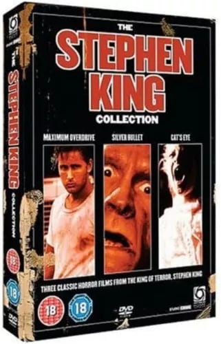 STEPHEN KING MOVIE COLLECTION DVD Cats Eye Maximum Overdrive Silver Bullet Region 2 Brand New