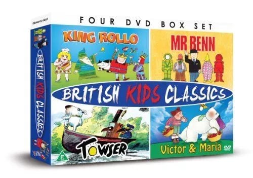 British Kids Classics (DVD, 2013, 4-Disc Set, Box Set) | Region 2 Brand New