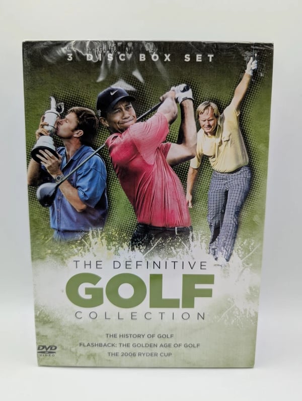 THE DEFINITIVE GOLF COLLECTION 3 DISC BOX SET DVD FAST . Region 2 Brand New