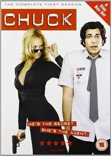 Chuck Season 1 DVD Box Set Zachary Levi Sci Fi Action 15 Region 2 Brand New