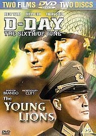 D-Day The Sixth Of June 1956 And; The Young Lions 1958 DVD Marlon Brando War Region 2 Brand New