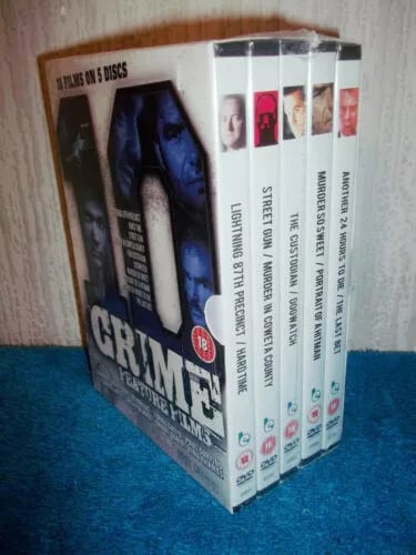 10 Kriminalfilmer DVD-paket: Custodian, Dogwatch, Last Bet m.fl. 10 Kriminalfilmer DVD-paket: Custodian, Dogwatch, Last Bet m.fl.