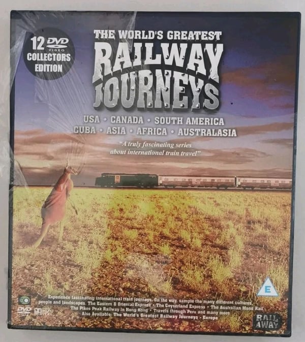 The World's Greatest Railway Journeys 12-DVD Box Set Region 2 Brand New