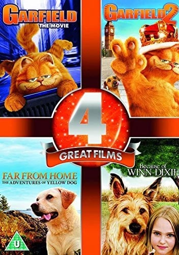 Garfield: The Movie/ Garfield 2/ Far From Home/ Because of Winn-Dixie Box Set [D Region 2 Brand New Garfield: The Movie/ Garfield 2/ Far From Home/ Because of Winn-Dixie Box Set [D Region 2 Brand New