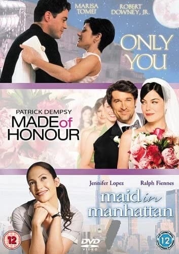 Only You/Made Of Honour/Maid In Manhattan (BoxSet, DVD, 2009) Freepos Region 2 Brand New