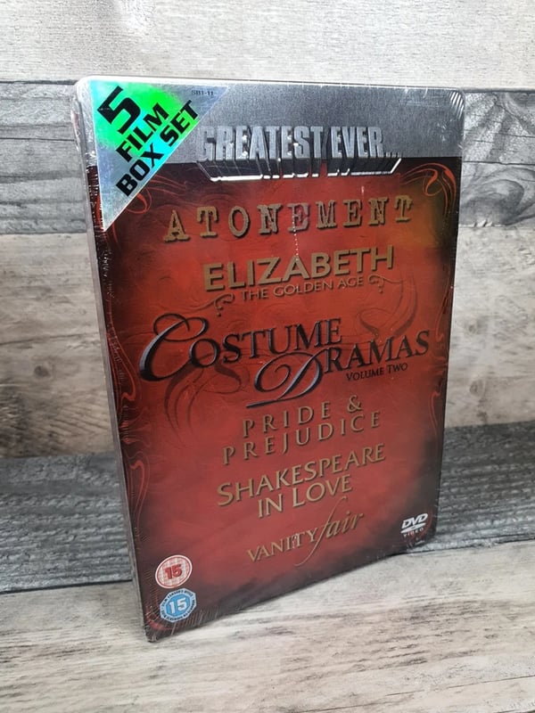Greatest Ever Costume Dramas Vol 2 Steelbook DVD Box Set 5 Classic Films Region 2 Brand New Greatest Ever Costume Dramas Vol 2 Steelbook DVD Box Set 5 Classic Films Region 2 Brand New