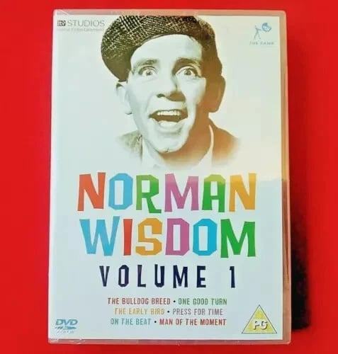 NORMAN WISDOM - VOLUME 1 - DVD - ( 6 DISC ) - (L42) Region 2 Brand New