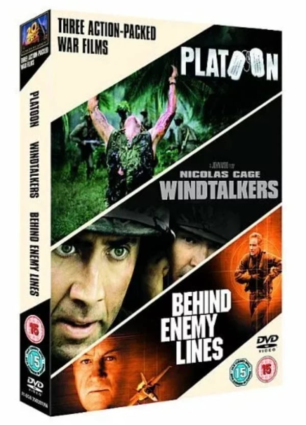 Modern War Collection - Platoon/Windtalkers/Behind Enemy Lines (DVD Box set) Region 2 Brand New
