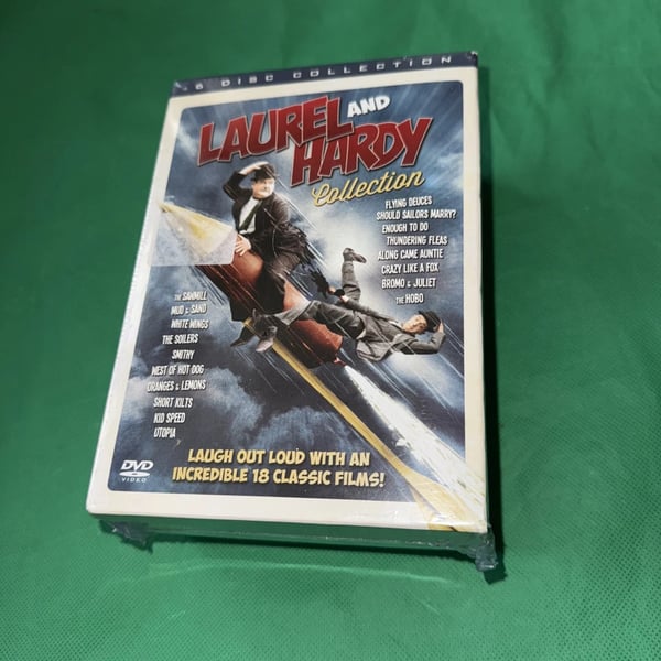 Laurel And Hardy Collection DVD 6 Disc Collection 18 Movies Region Free Brand New