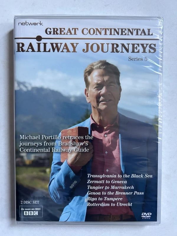 Great Continental Railway Journeys Series 5 Network DVD Box Set Region 2 Brand New