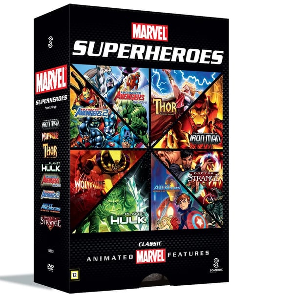 Marvel Animated Collection - 8 Dvd Box Set [EU Import] DVD Region 2 Brand New