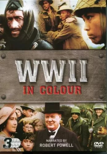 Toinen maailmansota väreissä: Kolmen levyn paketti jaksot 1-9 [DVD, 2012]