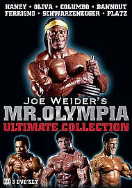 Joe Weider's Mr Olympia Ultimate Collection DVD (2009) Joe Weider cert E 3 Region 2 Brand New