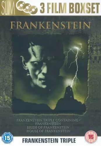 Frankenstein-kokoelma: Frankenstein, Bride of Frankenstein, House of Frankenstein DVD