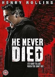 He Never Died (DVD, 2016) med Henry Rollins (Region 2)
