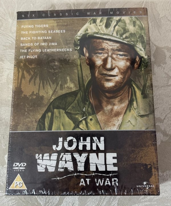 John Wayne At War - Six Classic War Movies - DVD Box Set - / Region 2 Brand New John Wayne At War - Six Classic War Movies - DVD Box Set - / Region 2 Brand New