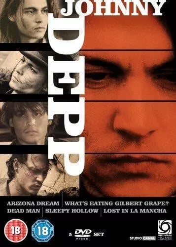 Johnny Depp Collection DVD – 5-Disc Box Set, Over 9 timer