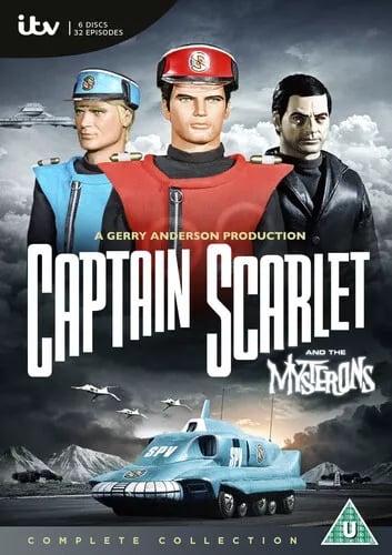 Captain Scarlet and the Mysterons: The Complete Series DVD (2015) Gerry Region 2 Brand New