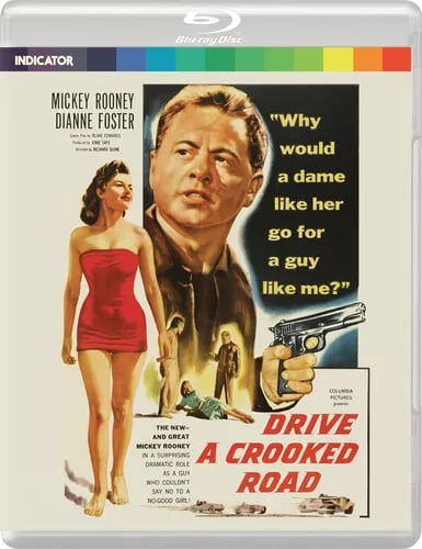 Drive a Crooked Road Blu-ray (2022) Mickey Rooney, Quine (DIR) cert 12 Brand New