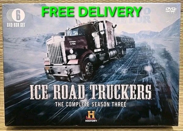 Ice Road Truckers Season 3. 6 DVD Box Set. History Channel. Bonus Material. Region 2 Brand New Ice Road Truckers Season 3. 6 DVD Box Set. History Channel. Bonus Material. Region 2 Brand New