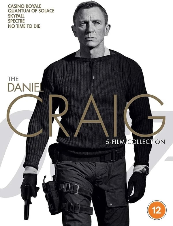 The Daniel Craig 5-film Collection DVD Box Set (L40) Region 2 Brand New