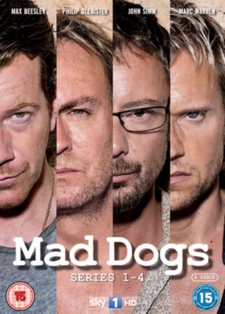 Mad Dogs: Series 1-4 DVD (2014) Max Beesley cert 15 4 discs Region 2 Brand New
