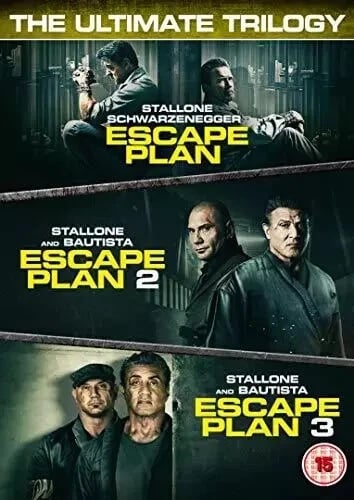 Escape Plan - The Ultimate Trilogy Box Set [DVD] Region 2 Brand New