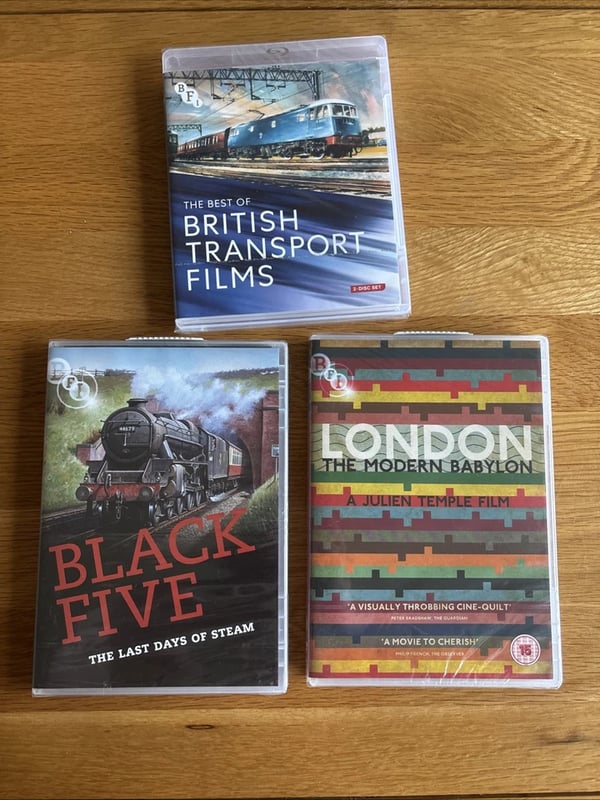 3 x British Film Industry DVD-boks – Region 2