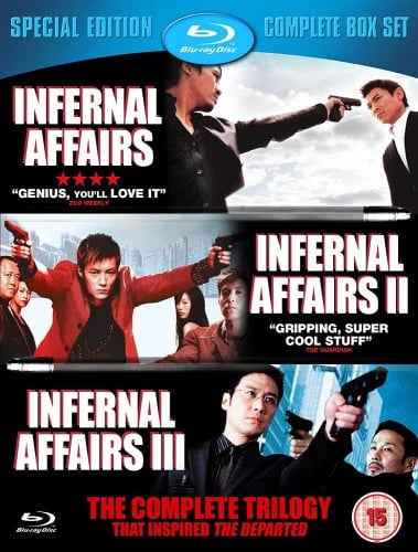 Infernal Affairs - The Complete Trilogy [Blu-ray] [Region Free] - DVD - Brand New