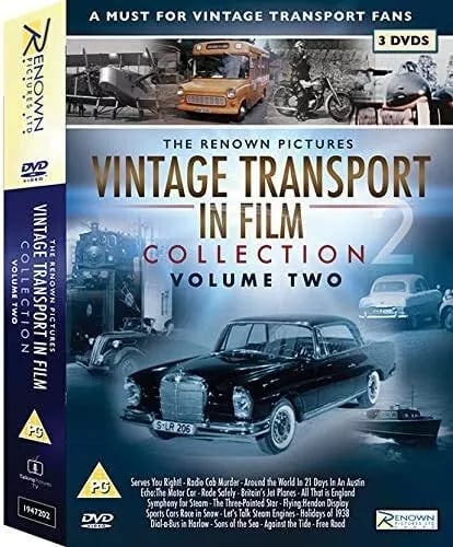 Vintage Transport in Film Collection Volume 2 Renown Cars DVD Boxset Region 2 Brand New