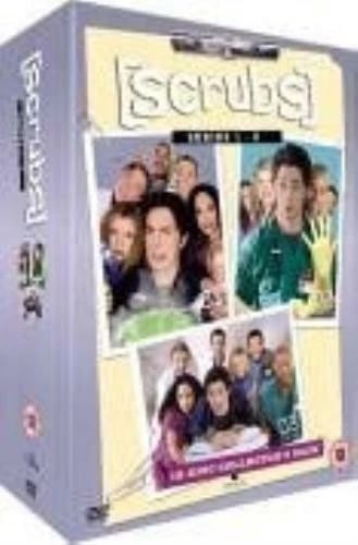 Scrubs - Komplet Sæson 1-2-3 Box Set DVD (12 diske)