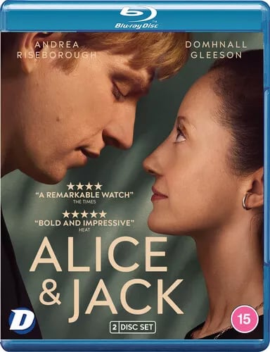 Alice & Jack Blu-ray (2024) Andrea Riseborough cert 15 2 discs Brand New