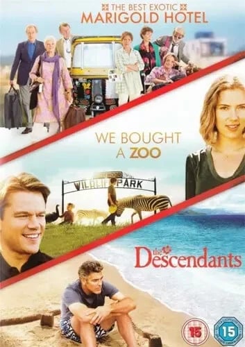TheBestExoticMarigoldHotel/WeBoughtaZoo/TheDescendants Bill Nighy 2014 A20 Region 2 Brand New
