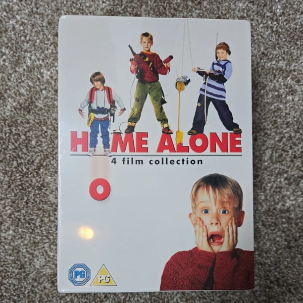 HOME ALONE 1/2/3/4 - 4 FILM COLLECTION DVD BOX SET Region 2 Brand New HOME ALONE 1/2/3/4 - 4 FILM COLLECTION DVD BOX SET Region 2 Brand New