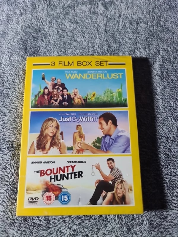 Just Go with It / Wanderlust / The Bounty Hunter DVD (2012) Region 2 Brand New Just Go with It / Wanderlust / The Bounty Hunter DVD (2012) Region 2 Brand New