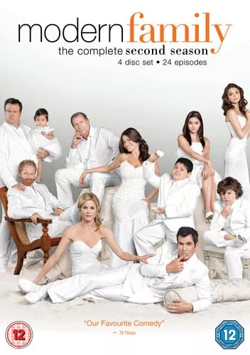 Modern Family: Sesong 2 (DVD, 2011) – Ed O'Neill, 4 disker
