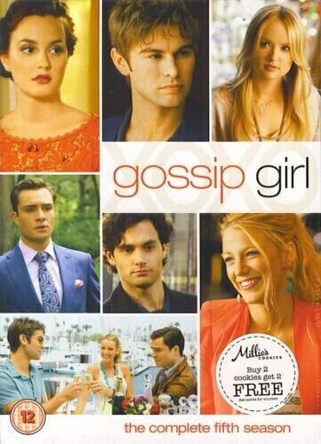 GOSSIP GIRL - SEASON 5 [DVD] Blake Lively Region 2 Brand New