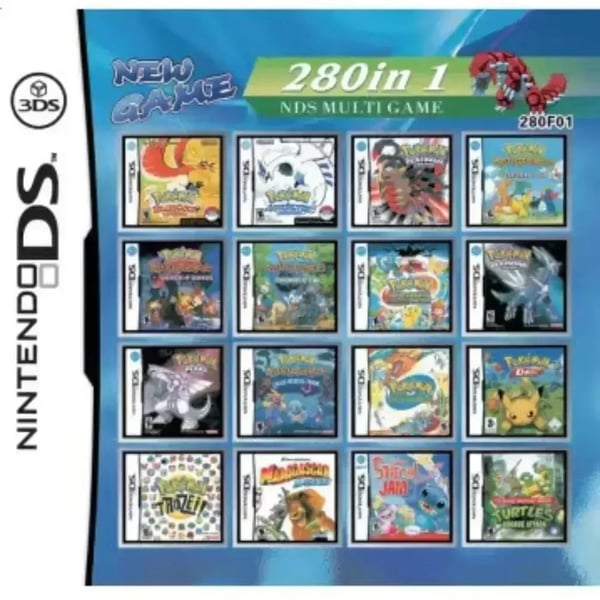 280 in 1 Nintendo DS, 3DS, DS Lite Compilation Game Cartridge Video Games 280 in 1 Nintendo DS, 3DS, DS Lite Compilation Game Cartridge Video Games