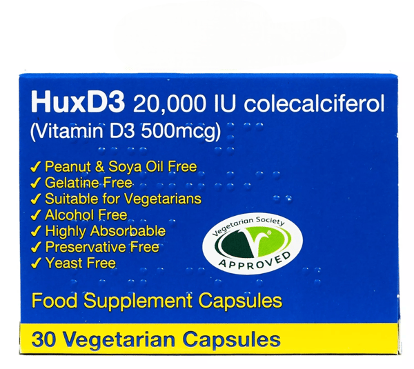 Ultra Beste Vitamin D3 20000 IE Myke Kapsler, Vegetariske, Halal, 30 stk