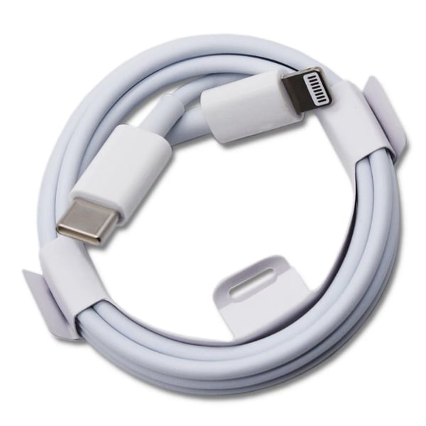 USB-C to Apple 8-Pin Charging Cable For iPhone iPad 2.4A 1M White Repair