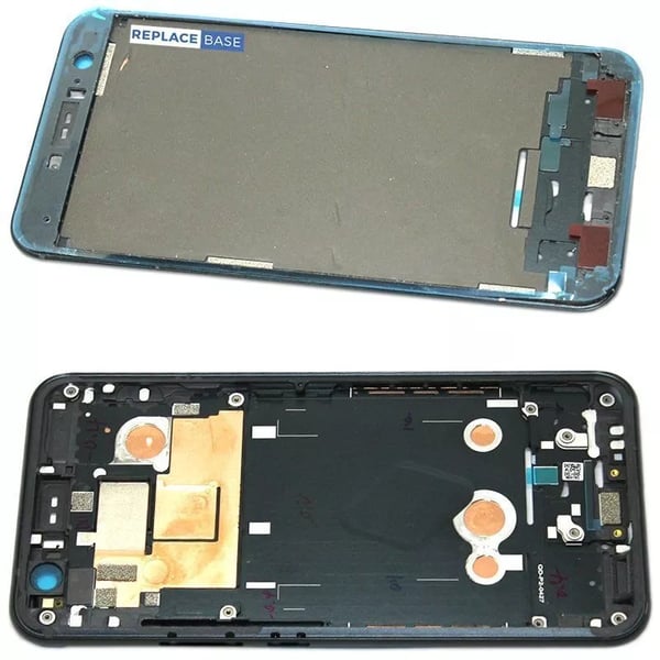 LCD Frame For HTC U11 Replacement Chassis Power & Volume Button Black + Adhesive