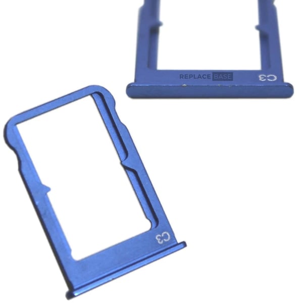 SIM Tray For Xiaomi Mi Mix 3 BAQ Replacement Card Holder Blue